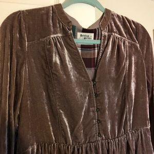 Holding Horses Velvet Dress